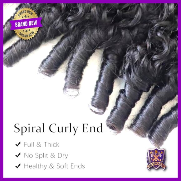 Burmese Curly Human Hair Extensions 18-22 Inches Water Wave Quick Weave main image 4